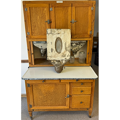 Large Flour Bin with Decorative Front