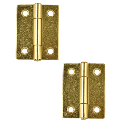 Brass Butt Hinge Pair