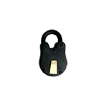 3 Inch Black Trunk Padlock